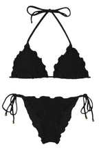 Laden Sie das Bild in den Galerie-Viewer, Product Front: Rio De Sol Ensemble Set Dots-Black Frufru