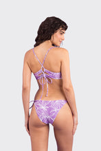 Laden Sie das Bild in den Galerie-Viewer, Model Back: Rio De Sol Ensemble Set Trail-Purple Tank-Tie Ibiza-Comfy