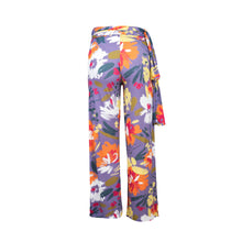 Laden Sie das Bild in den Galerie-Viewer, Product Back: Rio De Sol Pantalon De Plage Garden-Flower Pants Knot