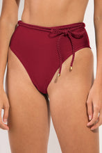 Laden Sie das Bild in den Galerie-Viewer, Gallery: Rio De Sol Bas Bottom Shimmer-Divino Belted-High-Waist