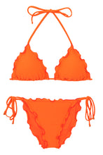 Laden Sie das Bild in den Galerie-Viewer, Product Front: Rio De Sol Ensemble Set Dots-Orange Frufru-Comfy