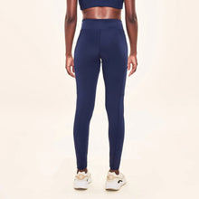 Laden Sie das Bild in den Galerie-Viewer, Model Back: Uv Line Fitness Bas Legging Fit Aspen Navy Blue Upf50+