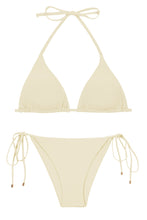Laden Sie das Bild in den Galerie-Viewer, Product Front: Rio De Sol Ensemble Set Off-White Tri-Inv Lacinho