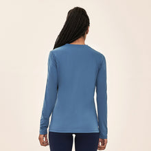 Laden Sie das Bild in den Galerie-Viewer, Model Back: Uv Line T-Shirt Longsleeve Sport Fit Aco Upf50+