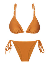 Laden Sie das Bild in den Galerie-Viewer, Product Front: Rio De Sol Ensemble Set Shimmer-Nocciola Lia-Noa Lacinho