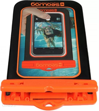 Laden Sie das Bild in den Galerie-Viewer, Model Back: Seawag Sac De Plage Seawag Black & Orange Waterproof Case 5.7