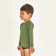 Laden Sie das Bild in den Galerie-Viewer, Image 02: Uv Line T-Shirt Longsleeve Baby Green Militar Upf50+
