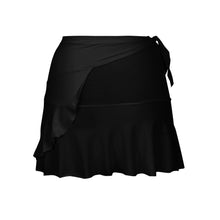 Laden Sie das Bild in den Galerie-Viewer, Product Back: Rio De Sol Jupe De Page Mini Skirt Nero