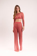 Laden Sie das Bild in den Galerie-Viewer, Model Front: Rio De Sol Pantalon De Plage Floral-Scales Pants Lana