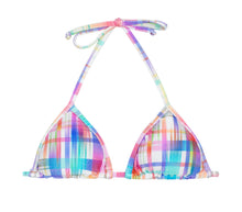 Laden Sie das Bild in den Galerie-Viewer, Product Front: Rio De Sol Haut Soutien Plaid Micro