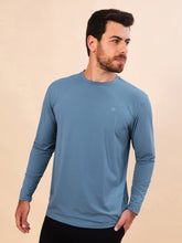 Laden Sie das Bild in den Galerie-Viewer, Image 03: Uv Line T-Shirt Longsleeve Uvpro Masc Indigo Upf50+