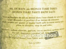Laden Sie das Bild in den Galerie-Viewer, Product Back: Tiki Sels De Bain Tiki Sel De Bain Tiare 125 Gr