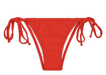 Laden Sie das Bild in den Galerie-Viewer, Product Front: Brazilian Bikini Shop Bas Red Lacinho