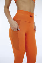 Laden Sie das Bild in den Galerie-Viewer, Image 02: Alto Giro Fitness Bas Legging Hyper Regulagem No Cos Laranja Orangeade