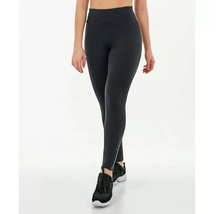 Laden Sie das Bild in den Galerie-Viewer, Model Front: Alto Giro Fitness Bas Legging Supplex Ziper Barra Preto
