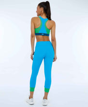 Laden Sie das Bild in den Galerie-Viewer, Image 04: Alto Giro Fitness Haut Top Blackout Decote Alto Recortes Azul Vivid