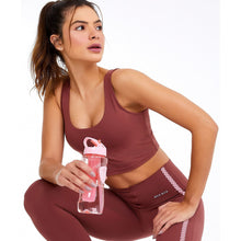 Laden Sie das Bild in den Galerie-Viewer, Image 04: Alto Giro Fitness Haut Top Bodytex Ii Com Laser Marrom Mahogany