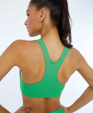 Laden Sie das Bild in den Galerie-Viewer, Model Back: Alto Giro Fitness Haut Top Shape Slim Verde Classic