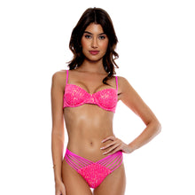 Laden Sie das Bild in den Galerie-Viewer, Gallery: Luli Fama Ensemble Sequins Multi Pink