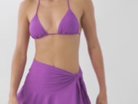 Laden und Abspielen von Videos im Galerie-Viewer, Video: Rio De Sol Jupe De Page Bio-Floreira Mini Skirt