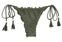 Laden Sie das Bild in den Galerie-Viewer, Product Front: Rio De Sol Bas Bottom Croco Frufru-Fio