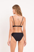 Laden Sie das Bild in den Galerie-Viewer, Model Back: Rio De Sol Bas Bottom Dots-Black Essential-Comfy