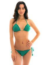 Laden Sie das Bild in den Galerie-Viewer, Model Front: Rio De Sol Bas Bottom Malaquita Eva Micro