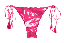 Laden Sie das Bild in den Galerie-Viewer, Product Front: Rio De Sol Bas Bottom Pink-Palms Frufru-Fio