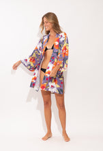 Laden Sie das Bild in den Galerie-Viewer, Image 05: Rio De Sol Robe De Plage Garden-Flower Kimono