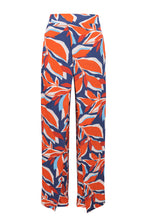 Laden Sie das Bild in den Galerie-Viewer, Product Front: Rio De Sol Pantalon De Plage Leaves Wide Pants