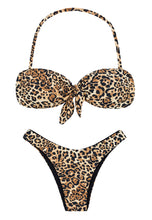 Laden Sie das Bild in den Galerie-Viewer, Product Front: Rio De Sol Ensemble Leopardo Bandeau