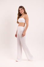 Laden Sie das Bild in den Galerie-Viewer, Image 02: Rio De Sol Pantalon De Plage Memphis-White Pants Lana
