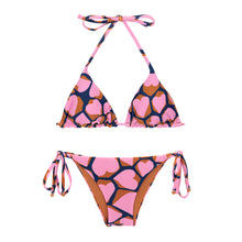 Laden Sie das Bild in den Galerie-Viewer, Product Front: Rio De Sol Ensemble Set Amore-Pink Tri-Inv Lacinho