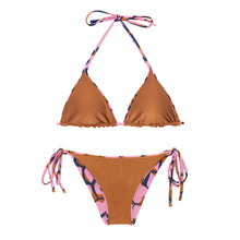 Laden Sie das Bild in den Galerie-Viewer, Product Back: Rio De Sol Ensemble Set Amore-Pink Tri-Inv Lacinho