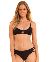 Laden Sie das Bild in den Galerie-Viewer, Gallery: Rio De Sol Ensemble Set Bora-Black Bra-Trio Madrid-Trio
