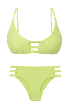 Laden Sie das Bild in den Galerie-Viewer, Product Front: Rio De Sol Ensemble Set Bora-Citrus Bra-Trio Madrid-Trio