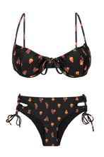 Laden Sie das Bild in den Galerie-Viewer, Product Front: Rio De Sol Ensemble Set Cashew Balconet-Tie Madrid