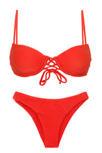 Laden Sie das Bild in den Galerie-Viewer, Product Front: Rio De Sol Ensemble Set Cotele-Tomate Balconet-Pushup Lisboa