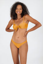 Laden Sie das Bild in den Galerie-Viewer, Model Front: Rio De Sol Ensemble Set Damasco Bandeau-No Essential