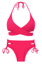 Laden Sie das Bild in den Galerie-Viewer, Product Front: Rio De Sol Ensemble Set Dots-Virtual-Pink Kate Madrid