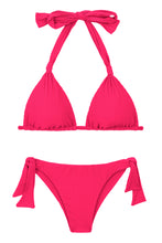 Laden Sie das Bild in den Galerie-Viewer, Product Front: Rio De Sol Ensemble Set Dots-Virtual-Pink Mel Italy