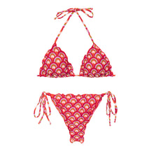 Laden Sie das Bild in den Galerie-Viewer, Product Front: Rio De Sol Ensemble Set Floral-Scales Frufru Frufru-Fio
