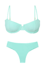 Laden Sie das Bild in den Galerie-Viewer, Product Front: Rio De Sol Ensemble Set Malibu-Menta Balconet Ciao