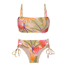 Laden Sie das Bild in den Galerie-Viewer, Product Front: Rio De Sol Ensemble Set Oasis Bandeau-Reto Madrid