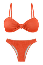 Laden Sie das Bild in den Galerie-Viewer, Product Front: Rio De Sol Ensemble Set Paprica Bandeau-Joy Essential
