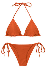 Laden Sie das Bild in den Galerie-Viewer, Product Front: Rio De Sol Ensemble Set Paprica Tri-Rope Cheeky-Rope