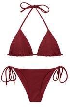 Laden Sie das Bild in den Galerie-Viewer, Product Front: Rio De Sol Ensemble Set Shimmer-Divino Tri-Inv Cheeky-Tie