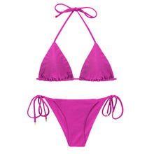 Laden Sie das Bild in den Galerie-Viewer, Product Front: Rio De Sol Ensemble Set Shimmer-Gaia Tri-Inv Cheeky-Tie