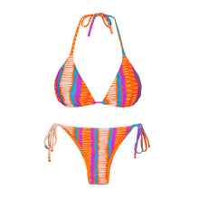 Laden Sie das Bild in den Galerie-Viewer, Product Front: Rio De Sol Ensemble Set Stripes Tri-Inv Ibiza