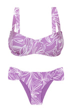 Laden Sie das Bild in den Galerie-Viewer, Product Front: Rio De Sol Ensemble Set Trail-Purple Amelia Baobi